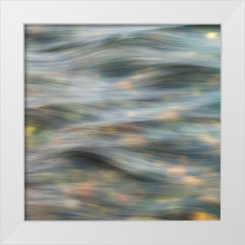 Flow 3 White Modern Wood Framed Art Print by Poinski, Dianne