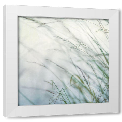 Bluff Grass I White Modern Wood Framed Art Print by Poinski, Dianne