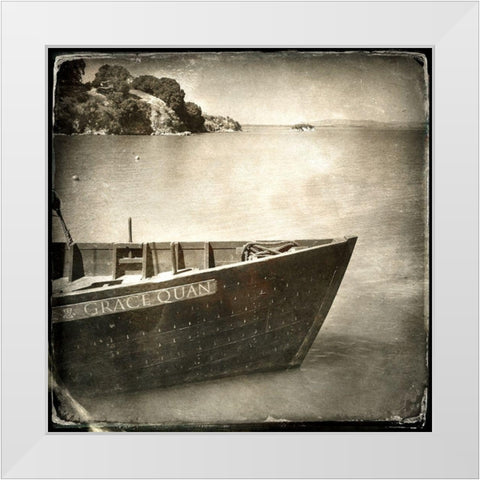 Rustic Seafarer 1 White Modern Wood Framed Art Print by Poinski, Dianne