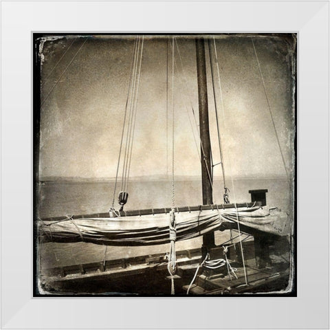 Rustic Seafarer 2 White Modern Wood Framed Art Print by Poinski, Dianne