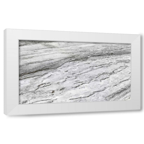 Earthy Stones White Modern Wood Framed Art Print by De Carvalho, Sandro