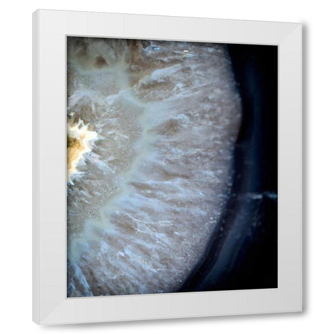 Earthy Minerals White Modern Wood Framed Art Print by De Carvalho, Sandro