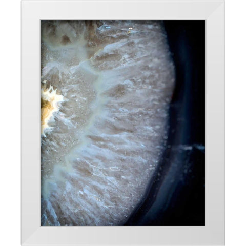 Earthy Minerals White Modern Wood Framed Art Print by De Carvalho, Sandro