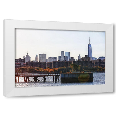 Freedom Tower No People White Modern Wood Framed Art Print by De Carvalho, Sandro