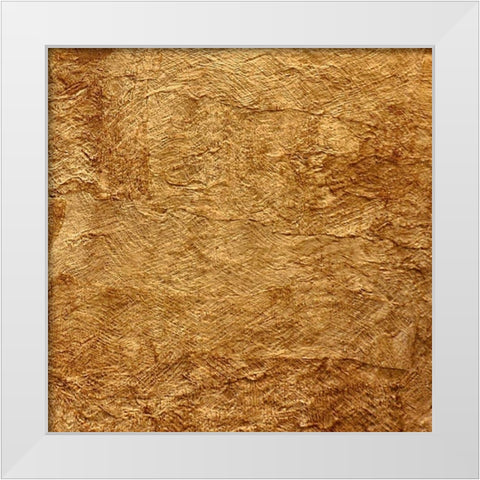Woven Stone White Modern Wood Framed Art Print by De Carvalho, Sandro