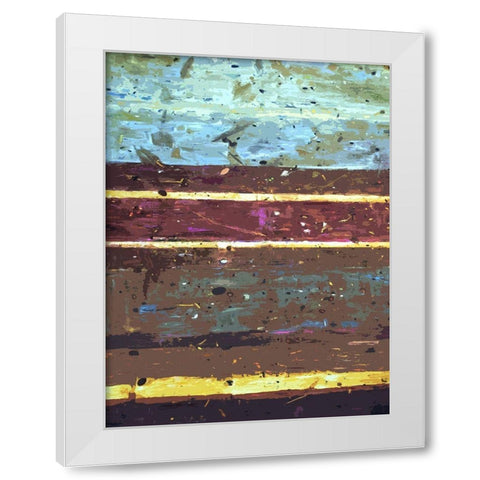 Urban Wall White Modern Wood Framed Art Print by Ghanooni, Sarah
