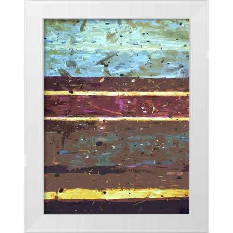 Urban Wall White Modern Wood Framed Art Print by Ghanooni, Sarah