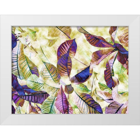 Wild Bright White Modern Wood Framed Art Print by Ghanooni, Sarah