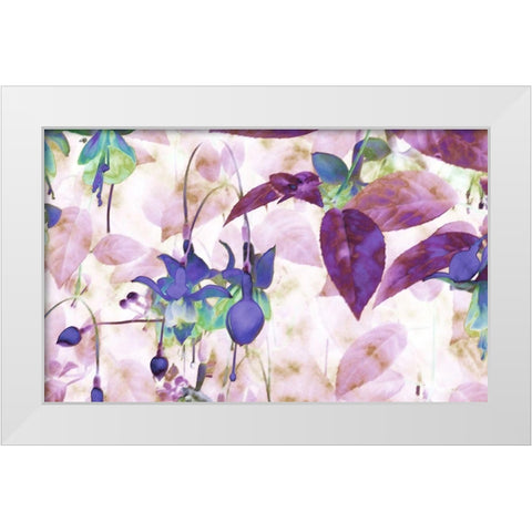 Wild Lavender White Modern Wood Framed Art Print by Ghanooni, Sarah