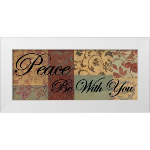 . White Modern Wood Framed Art Print by Haynes, Smith