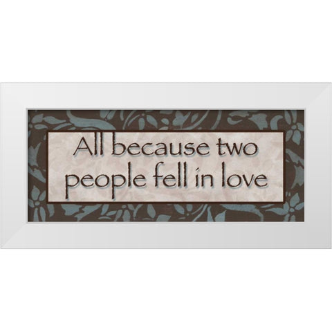 . White Modern Wood Framed Art Print by Haynes, Smith