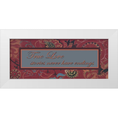 . White Modern Wood Framed Art Print by Haynes, Smith