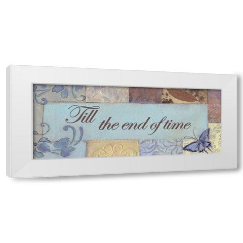 . White Modern Wood Framed Art Print by Haynes, Smith