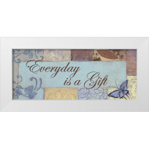 . White Modern Wood Framed Art Print by Haynes, Smith