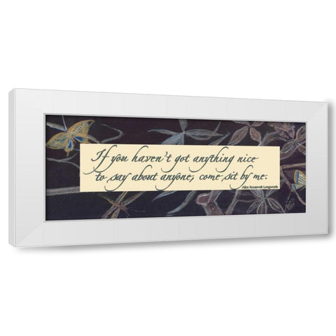 . White Modern Wood Framed Art Print by Haynes, Smith