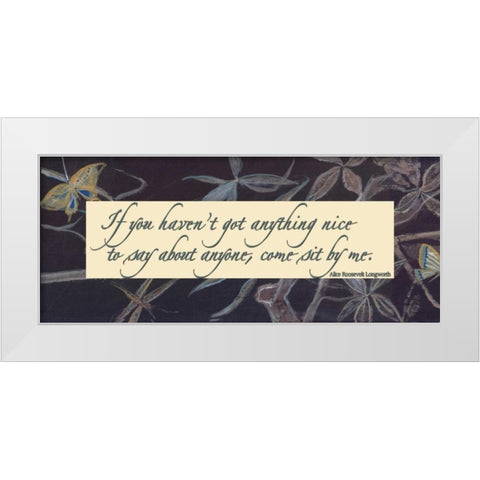 . White Modern Wood Framed Art Print by Haynes, Smith