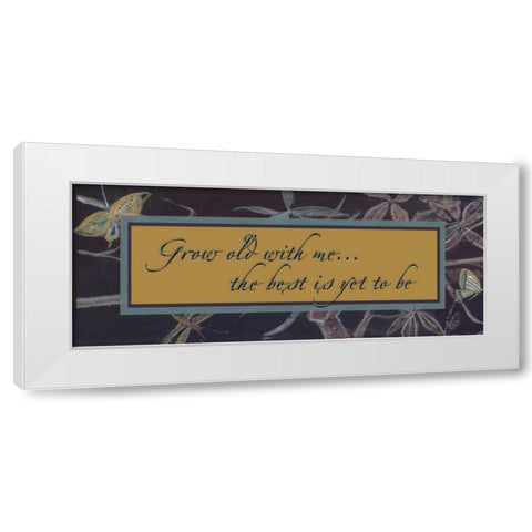 . White Modern Wood Framed Art Print by Haynes, Smith