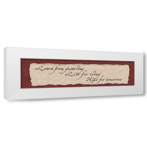. White Modern Wood Framed Art Print by Haynes, Smith