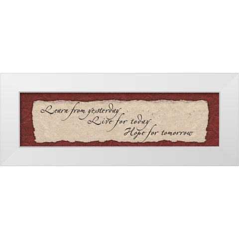 . White Modern Wood Framed Art Print by Haynes, Smith