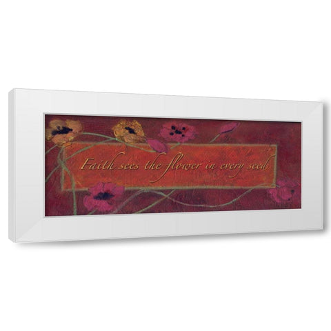 . White Modern Wood Framed Art Print by Haynes, Smith