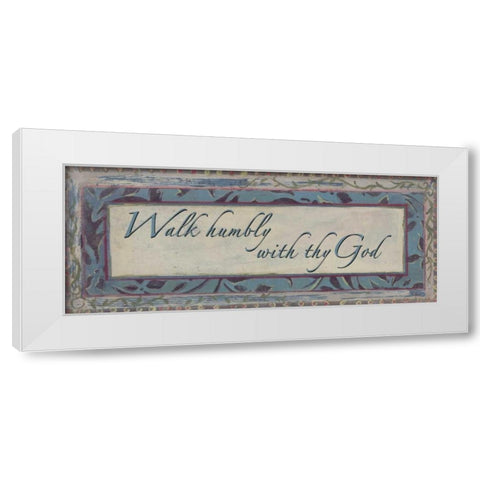 . White Modern Wood Framed Art Print by Haynes, Smith