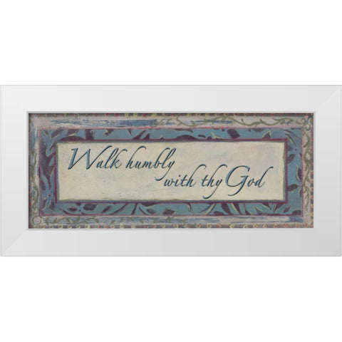 . White Modern Wood Framed Art Print by Haynes, Smith