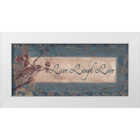 . White Modern Wood Framed Art Print by Haynes, Smith