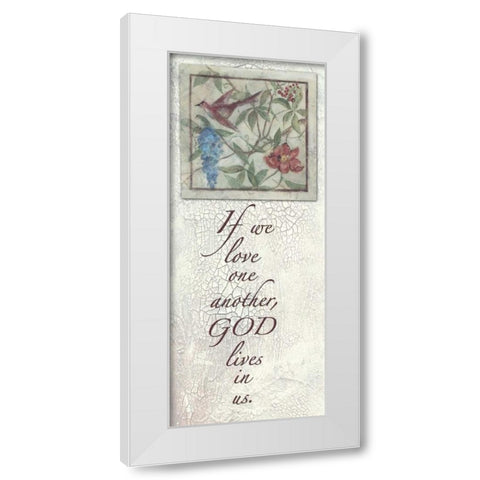 . White Modern Wood Framed Art Print by Haynes, Smith