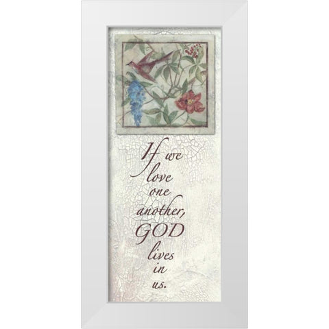 . White Modern Wood Framed Art Print by Haynes, Smith