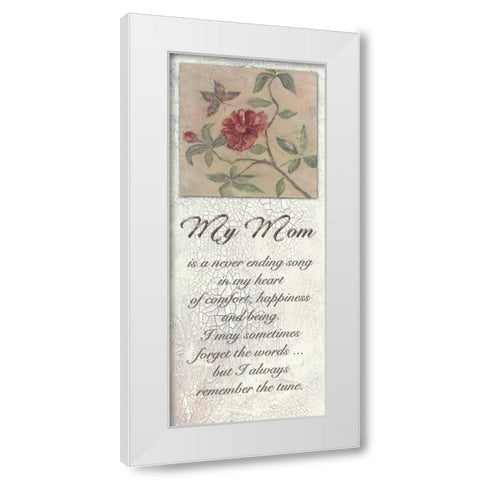 . White Modern Wood Framed Art Print by Haynes, Smith
