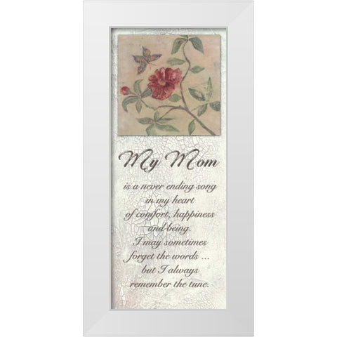 . White Modern Wood Framed Art Print by Haynes, Smith