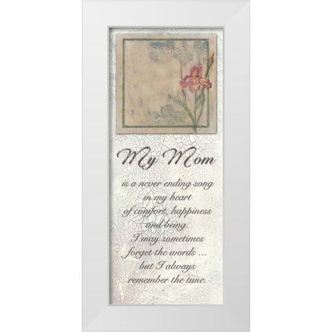 . White Modern Wood Framed Art Print by Haynes, Smith