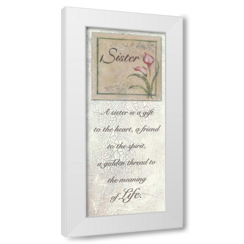 . White Modern Wood Framed Art Print by Haynes, Smith