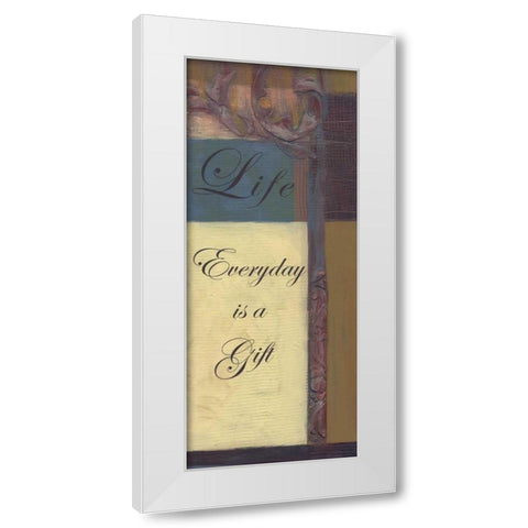 . White Modern Wood Framed Art Print by Haynes, Smith