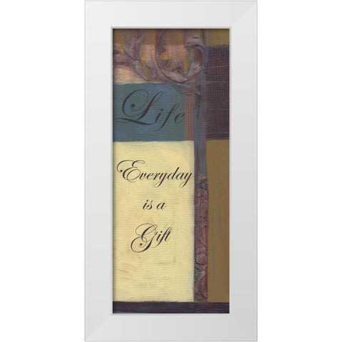 . White Modern Wood Framed Art Print by Haynes, Smith