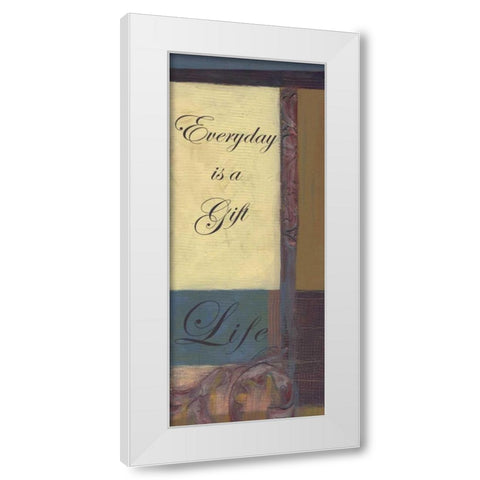 . White Modern Wood Framed Art Print by Haynes, Smith