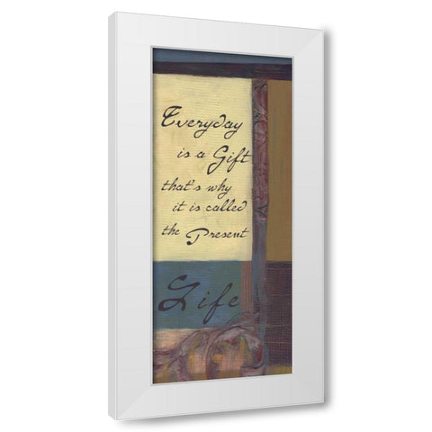 . White Modern Wood Framed Art Print by Haynes, Smith
