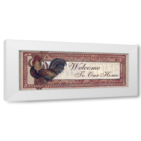 . White Modern Wood Framed Art Print by Haynes, Smith