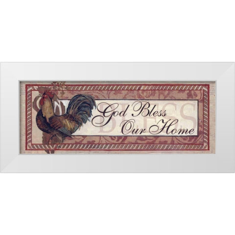 . White Modern Wood Framed Art Print by Haynes, Smith