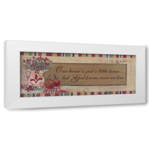 . White Modern Wood Framed Art Print by Haynes, Smith