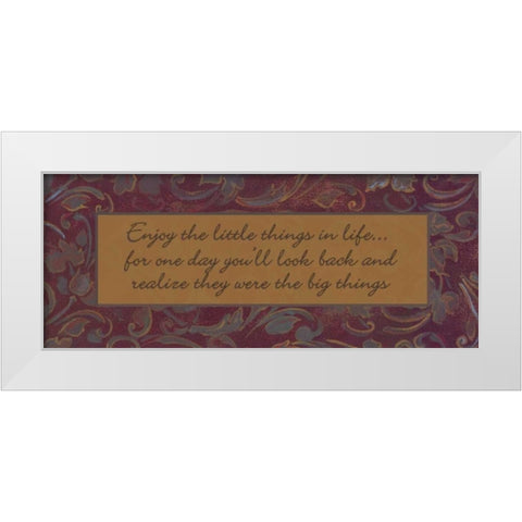 . White Modern Wood Framed Art Print by Haynes, Smith
