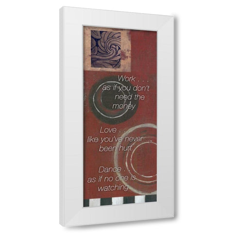 . White Modern Wood Framed Art Print by Haynes, Smith