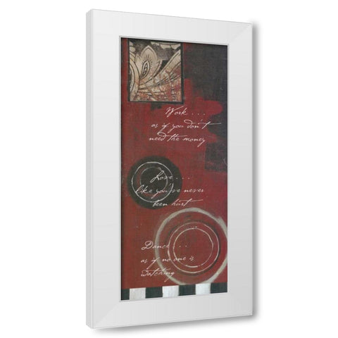 . White Modern Wood Framed Art Print by Haynes, Smith