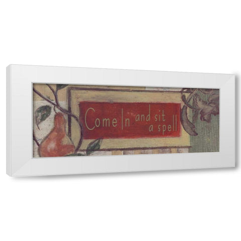. White Modern Wood Framed Art Print by Haynes, Smith