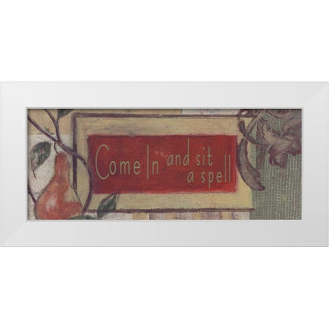. White Modern Wood Framed Art Print by Haynes, Smith