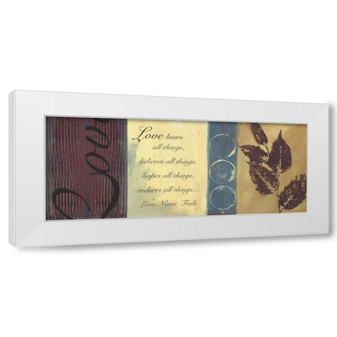 . White Modern Wood Framed Art Print by Haynes, Smith