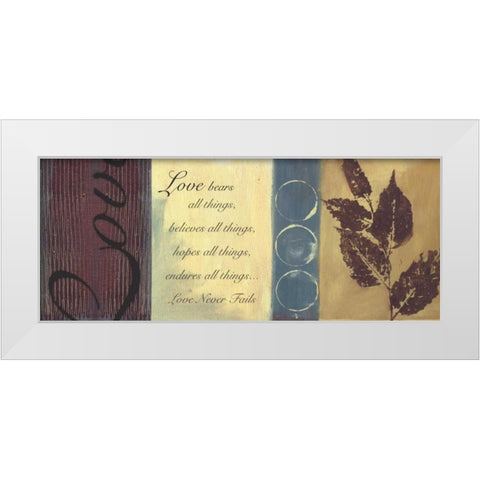 . White Modern Wood Framed Art Print by Haynes, Smith