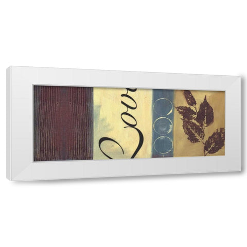 . White Modern Wood Framed Art Print by Haynes, Smith