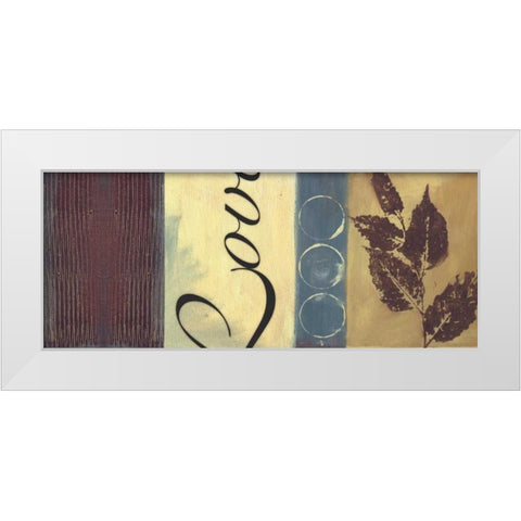 . White Modern Wood Framed Art Print by Haynes, Smith