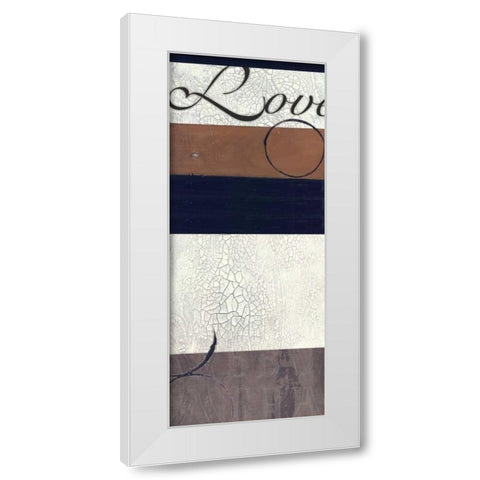 . White Modern Wood Framed Art Print by Haynes, Smith